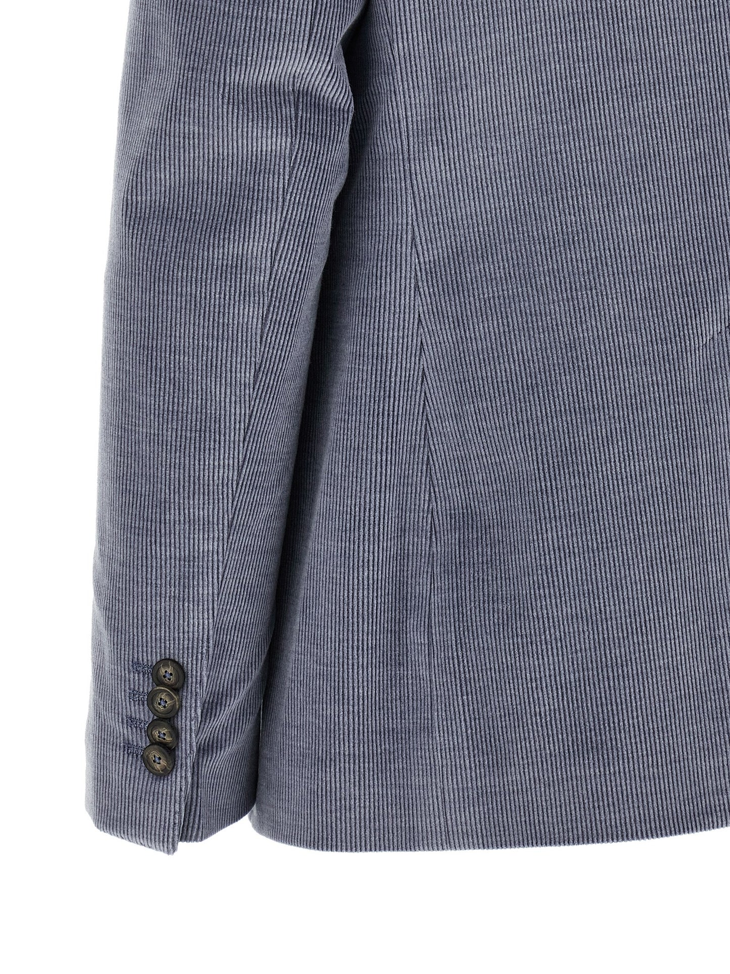 Blue Cotton Blazer