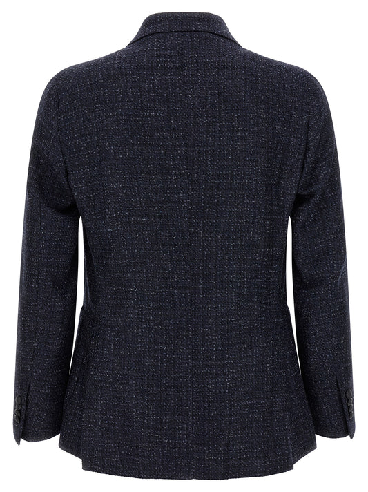 Blue Virgin Wool Blazer
