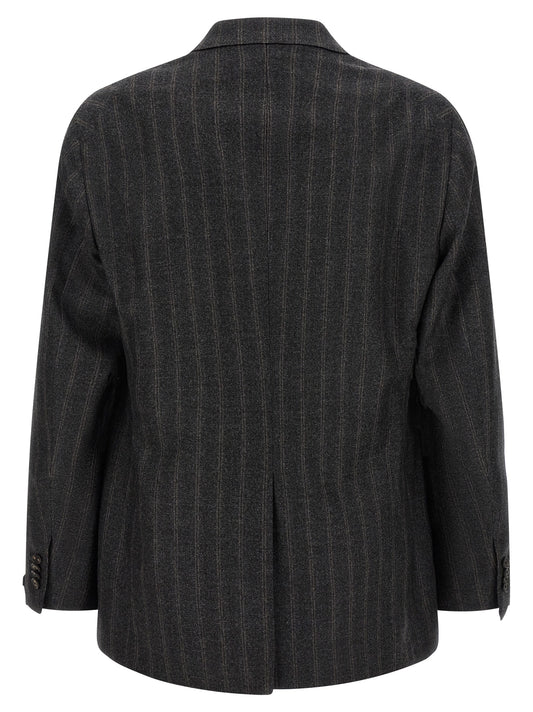 Gray Virgin Wool Two-Piece Suit