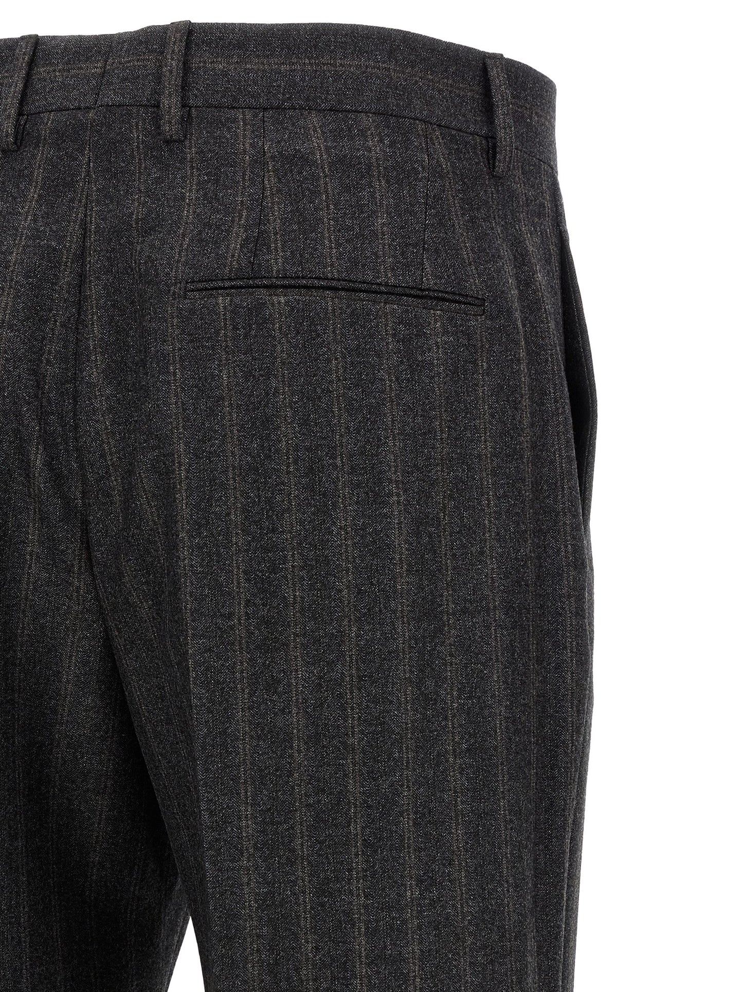 Gray Virgin Wool Two-Piece Suit