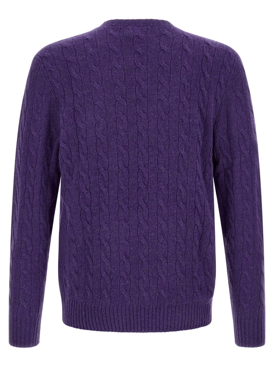 Purple Wool Cardigan