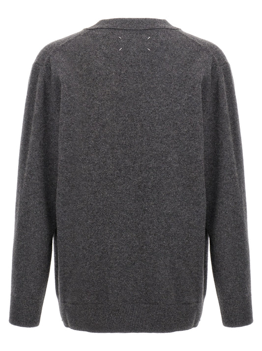 Gray Wool Cardigan
