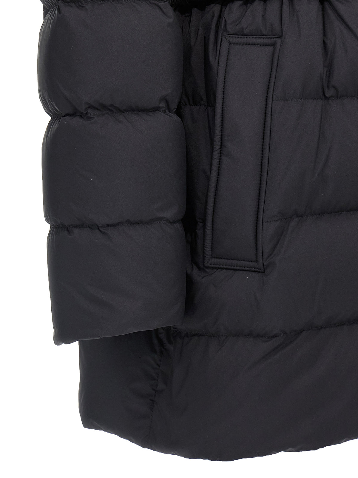 Black Polyamide Coat