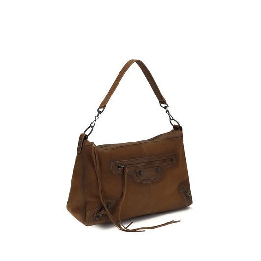 Brown Lamb Ovis Aries Shoulder Bag