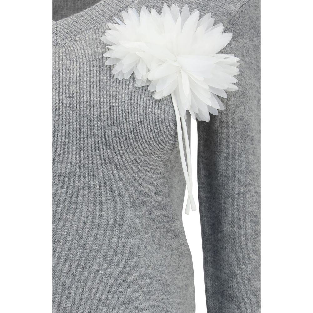 Gray Cashmere Sweater