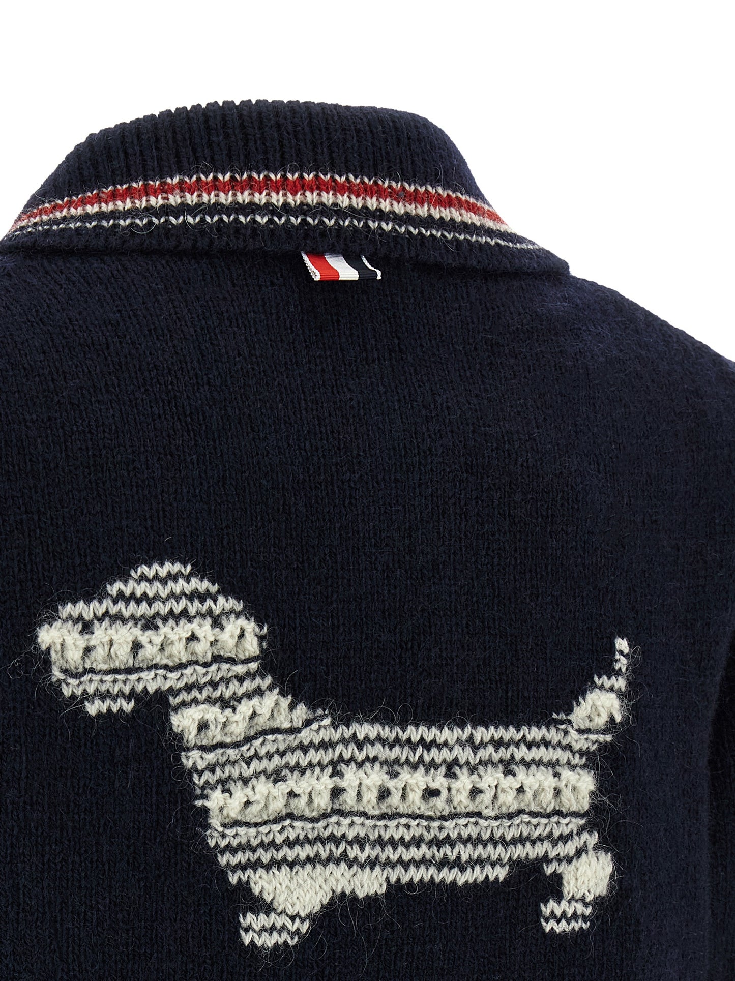 Blue Wool Cardigan