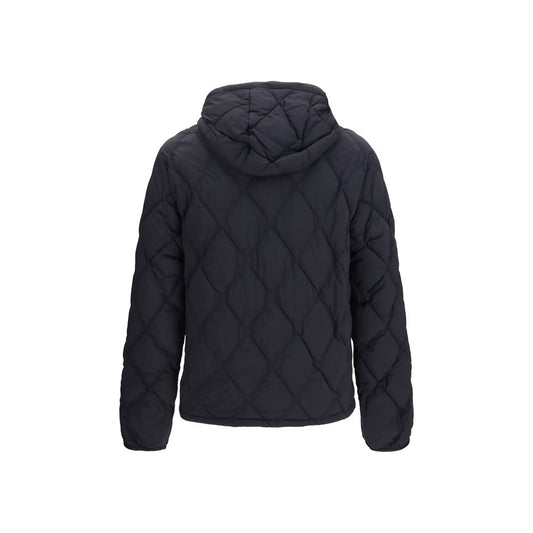Black Nylon Full-Length Jacket