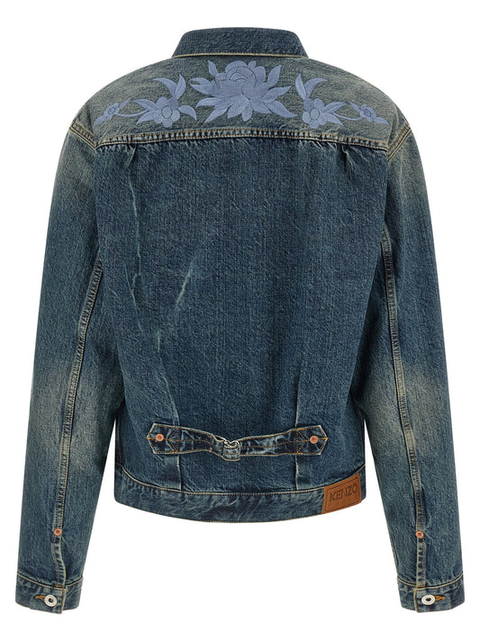 Blue Cotton Denim Jacket