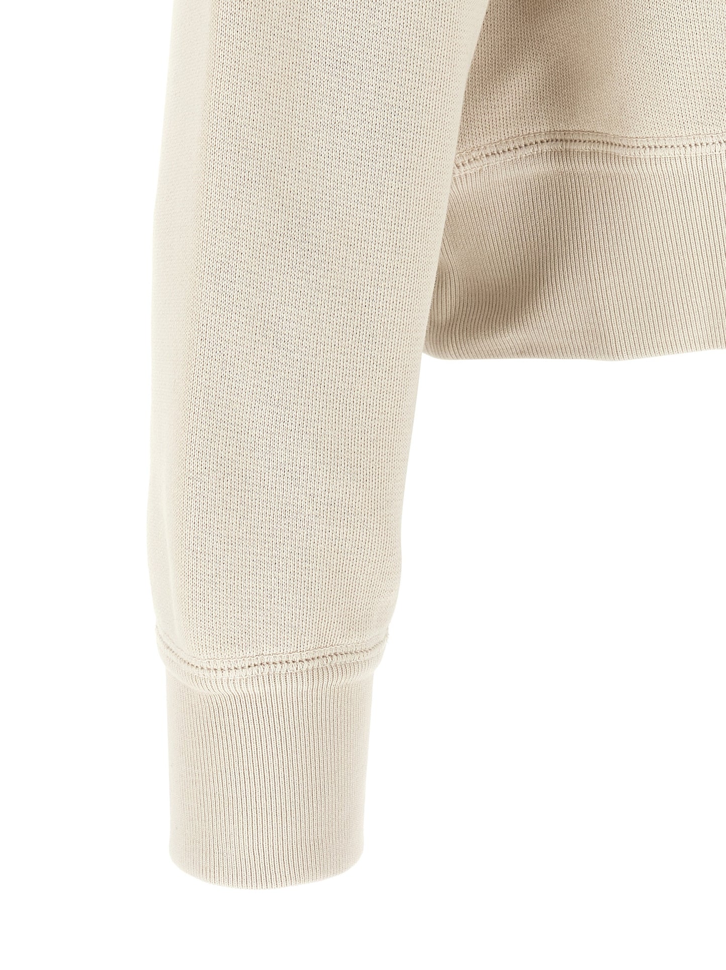 White Cotton Sweatshirt