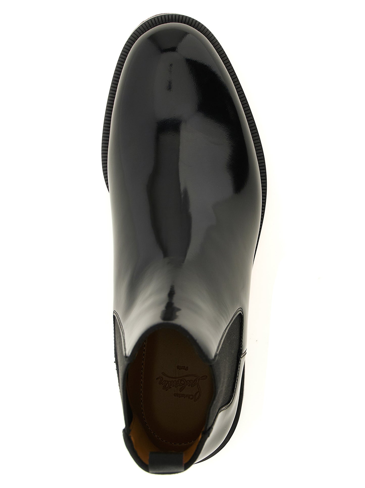 Black Calfskin Chelsea Boots