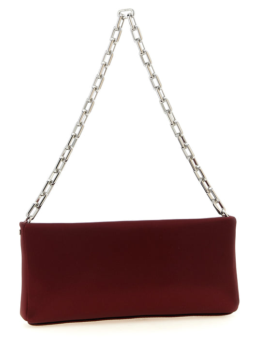 Bordeaux Elastane Clutch Bag