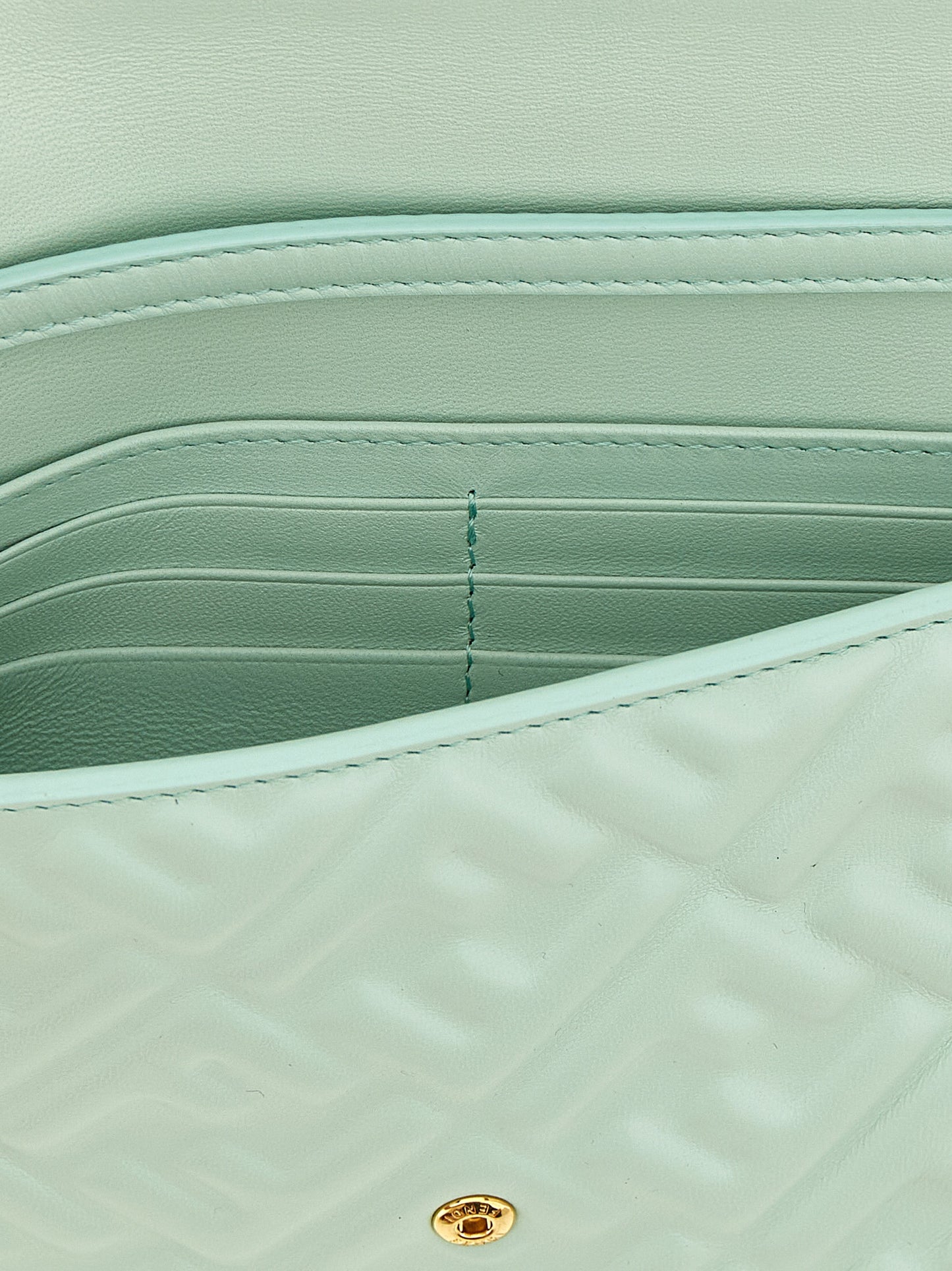 Bicolor Lamb Leather Shoulder Bag