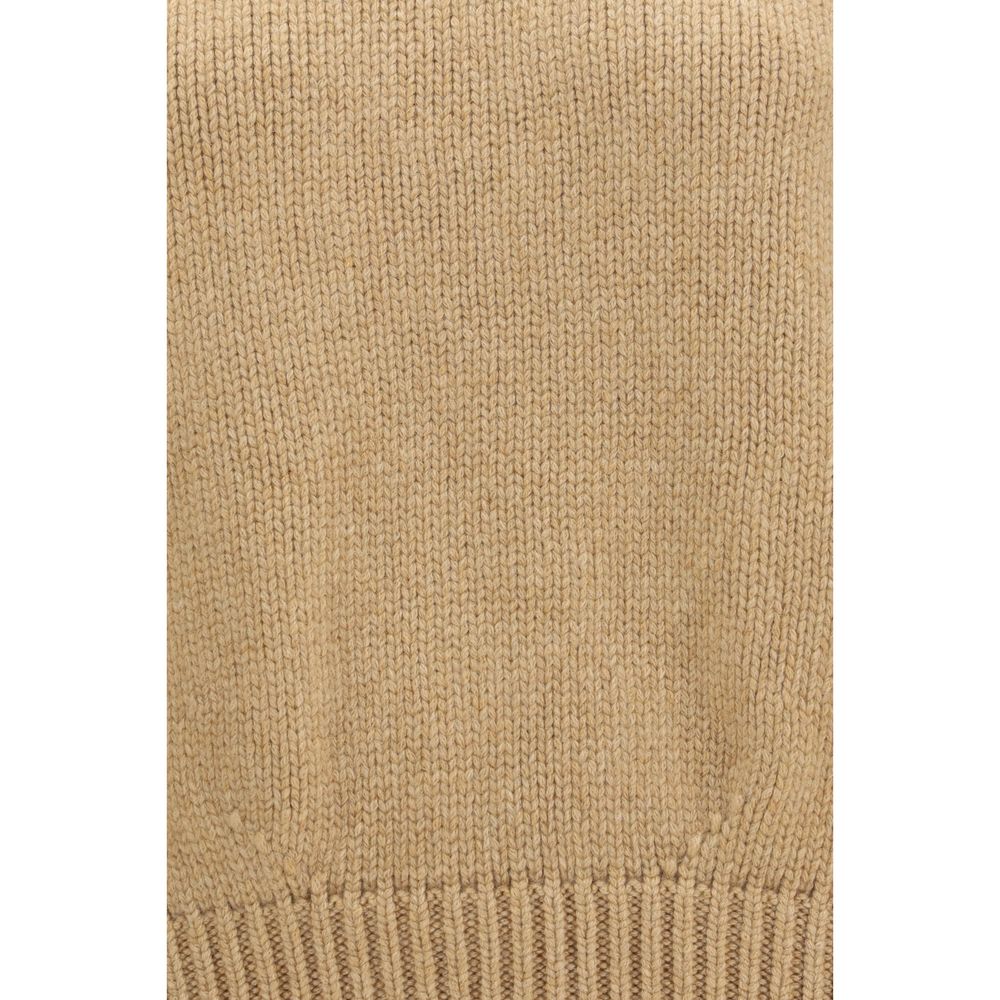 Beige Cashmere Sweater