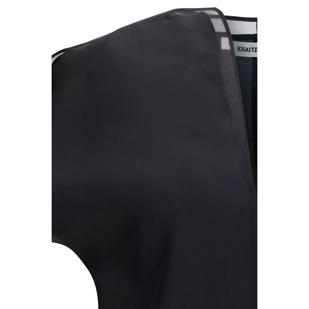 Black Silk Blouse