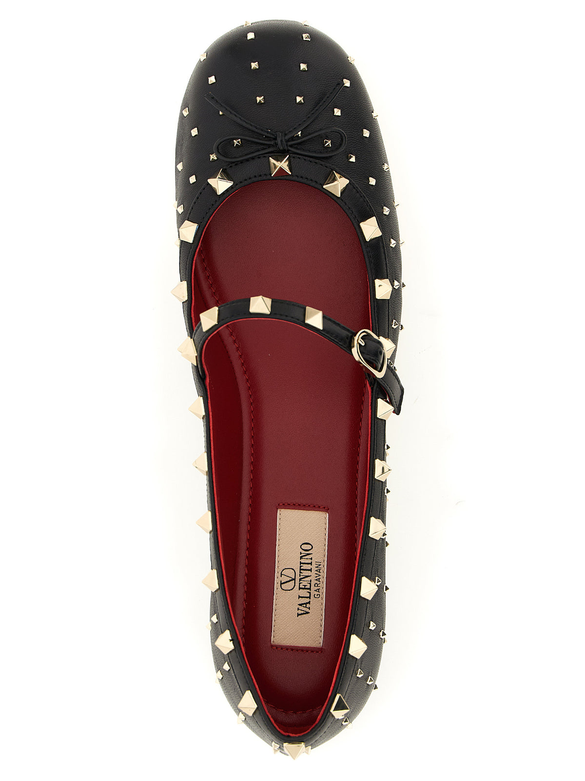 Black Lamb Leather Ballet Flats