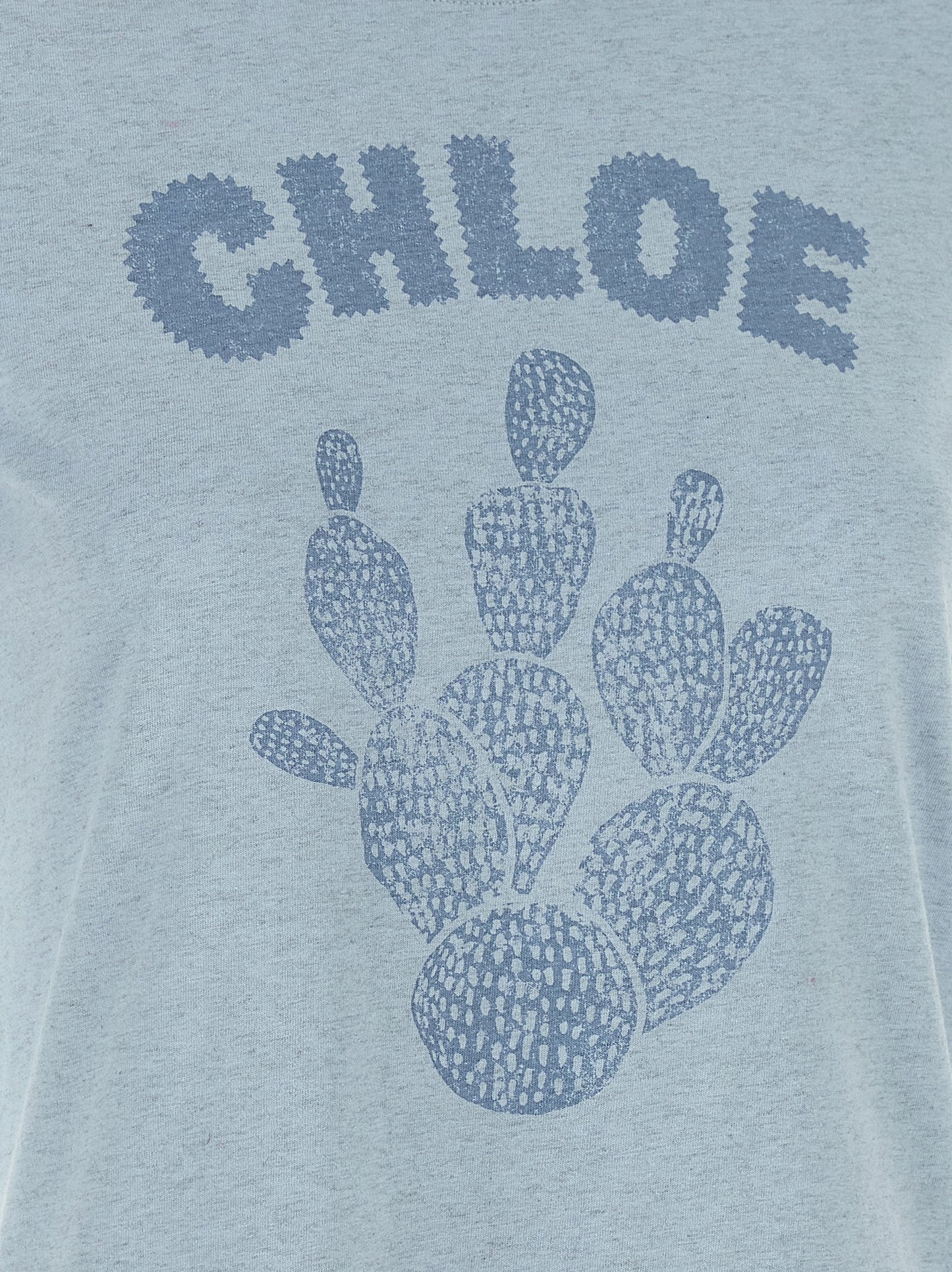 Blue Cotton T-Shirt