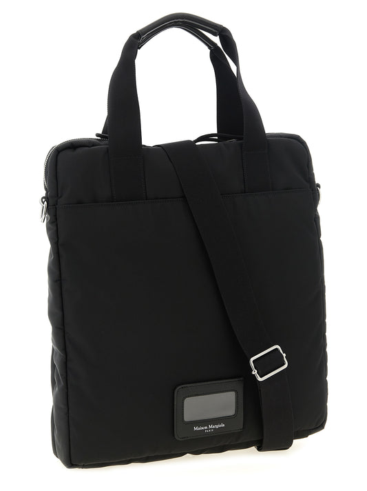 Black Polyamide Tote Bag