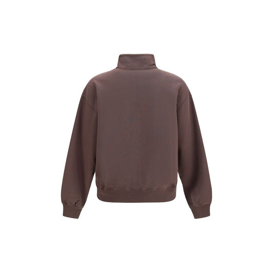 Brown Cotton Sweatshirt