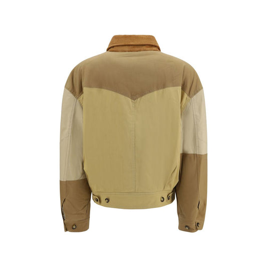 Beige Cotton Bomber