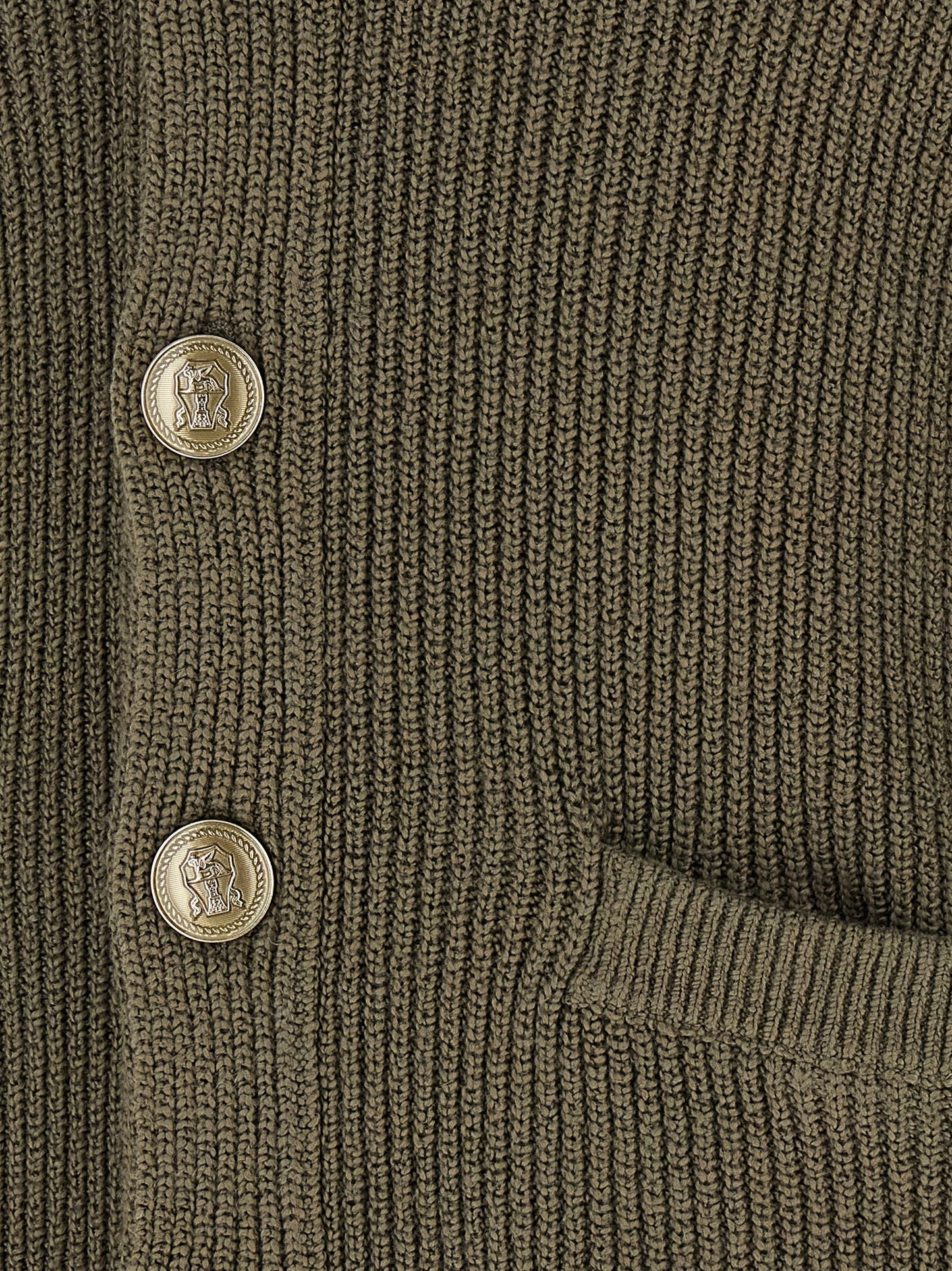 Bicolor Cotton Cardigan
