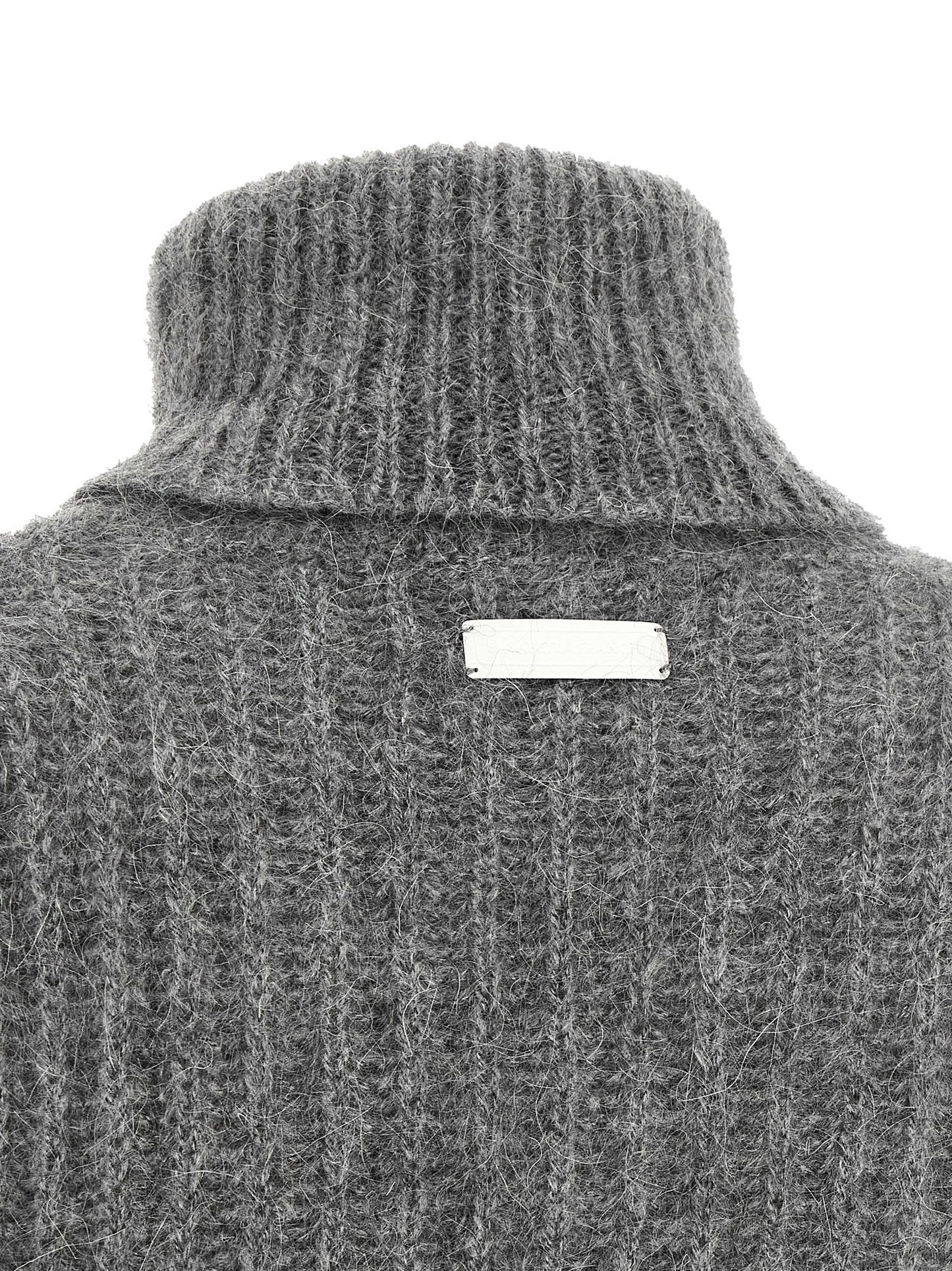 Gray Mohair Cardigan
