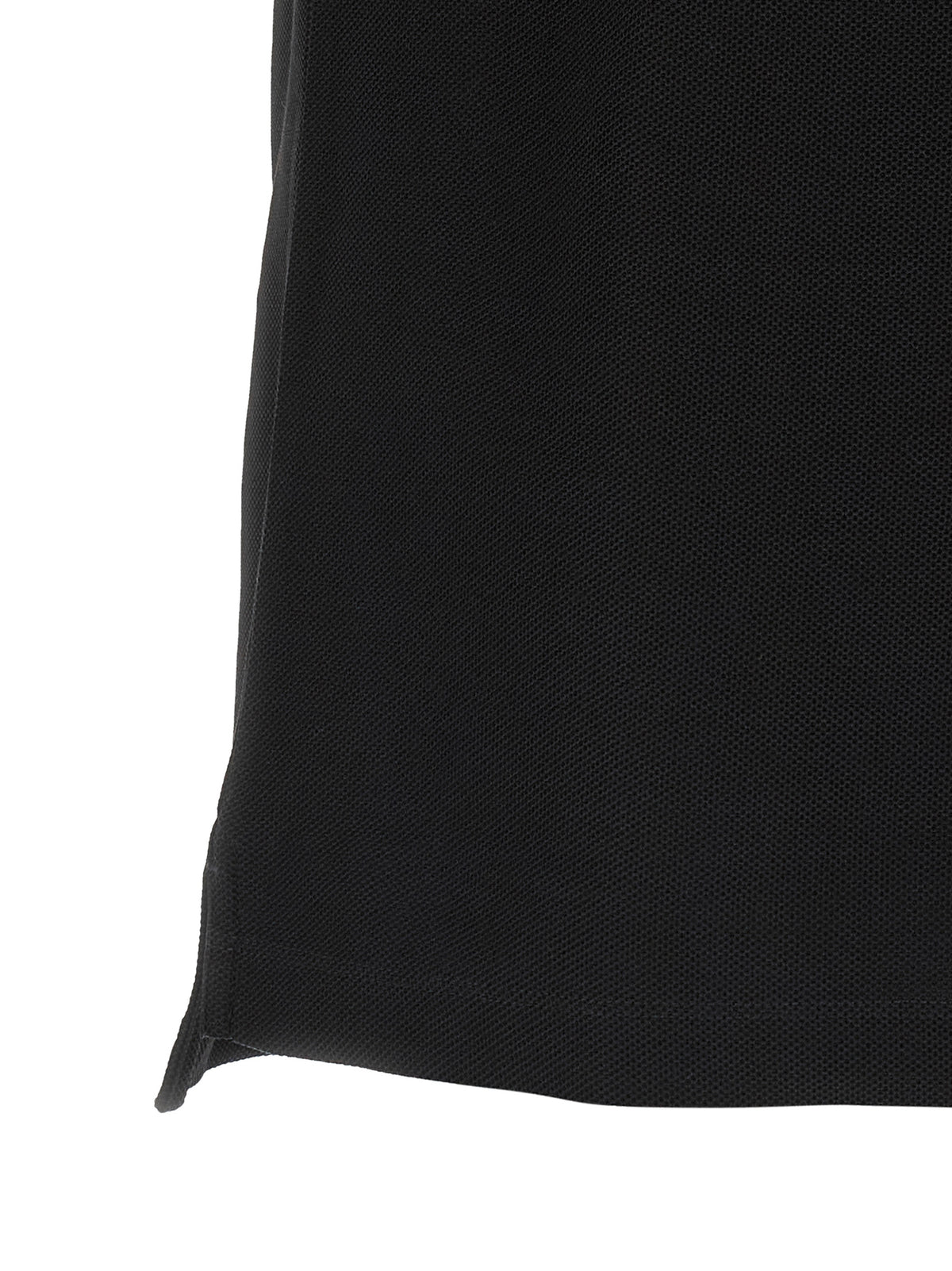 Black Cotton Polo Shirt