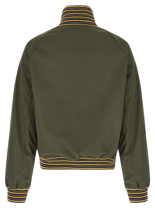 Bicolor Polyester Bomber