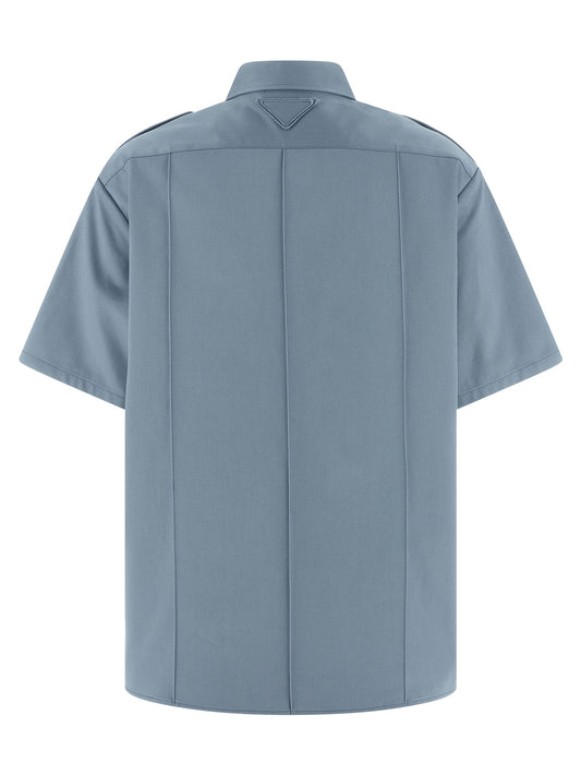 Blue Cotton Blouse