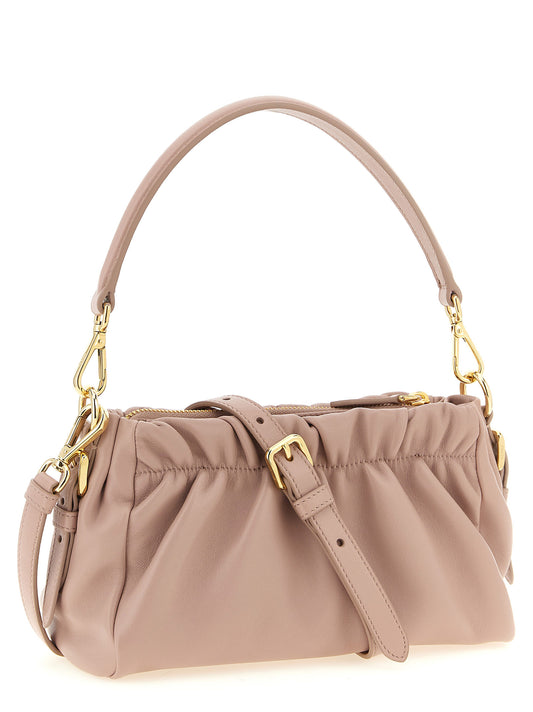 Multicolor Lamb Leather Shoulder Bag