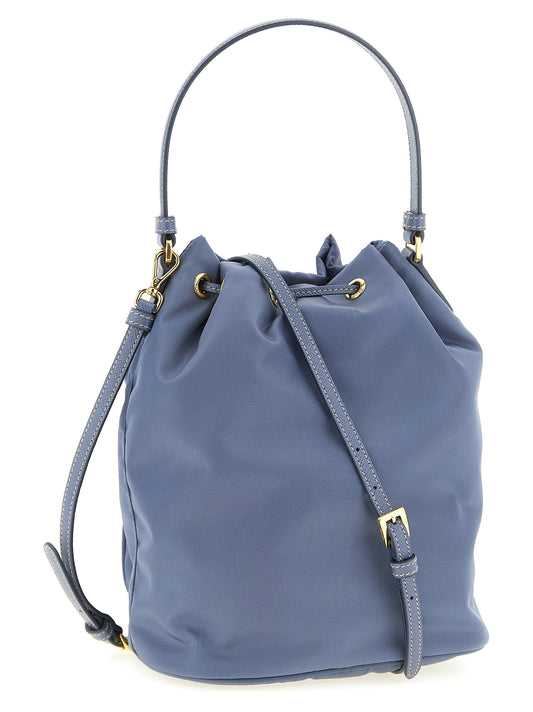 Blue Recycled Polyamide Handbag