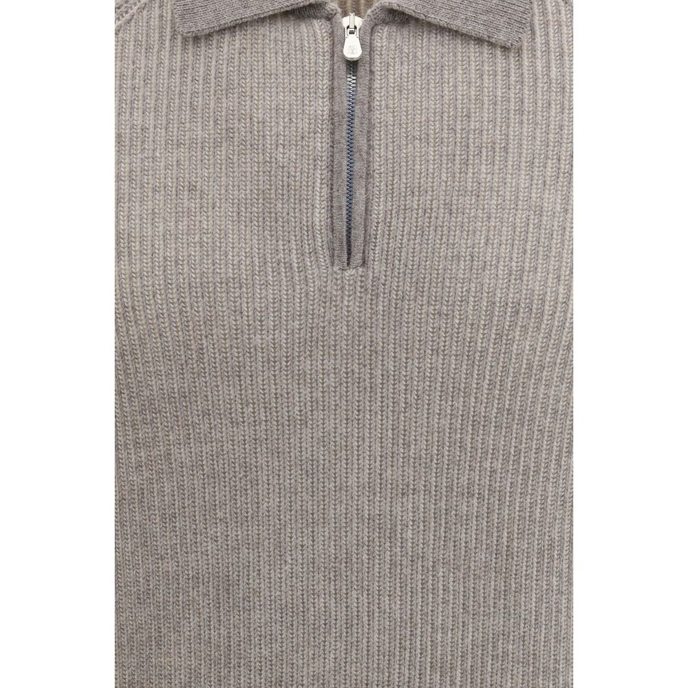 Gray Cashmere Sweatshirt