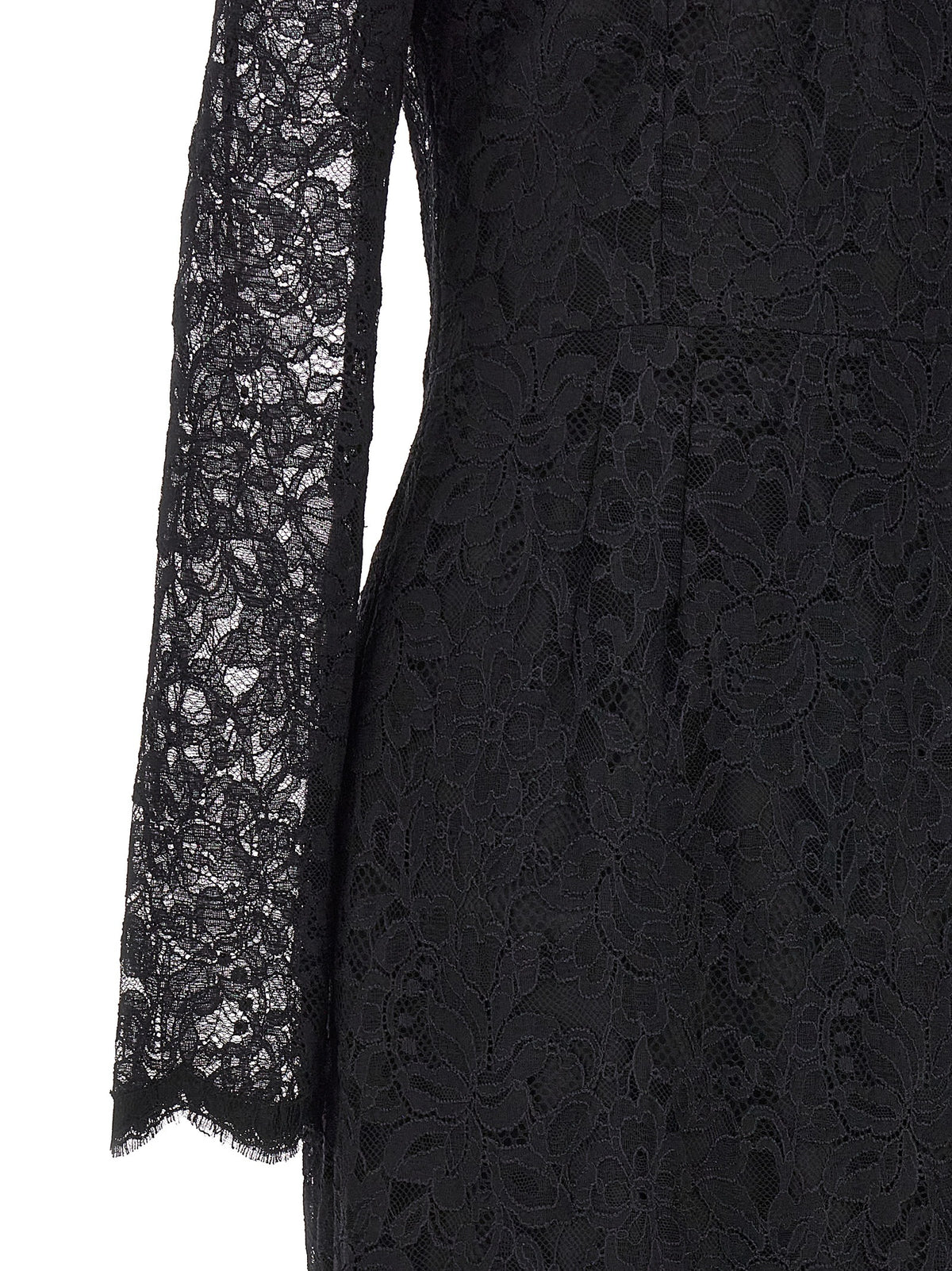 Black Polyamide Casual Dress