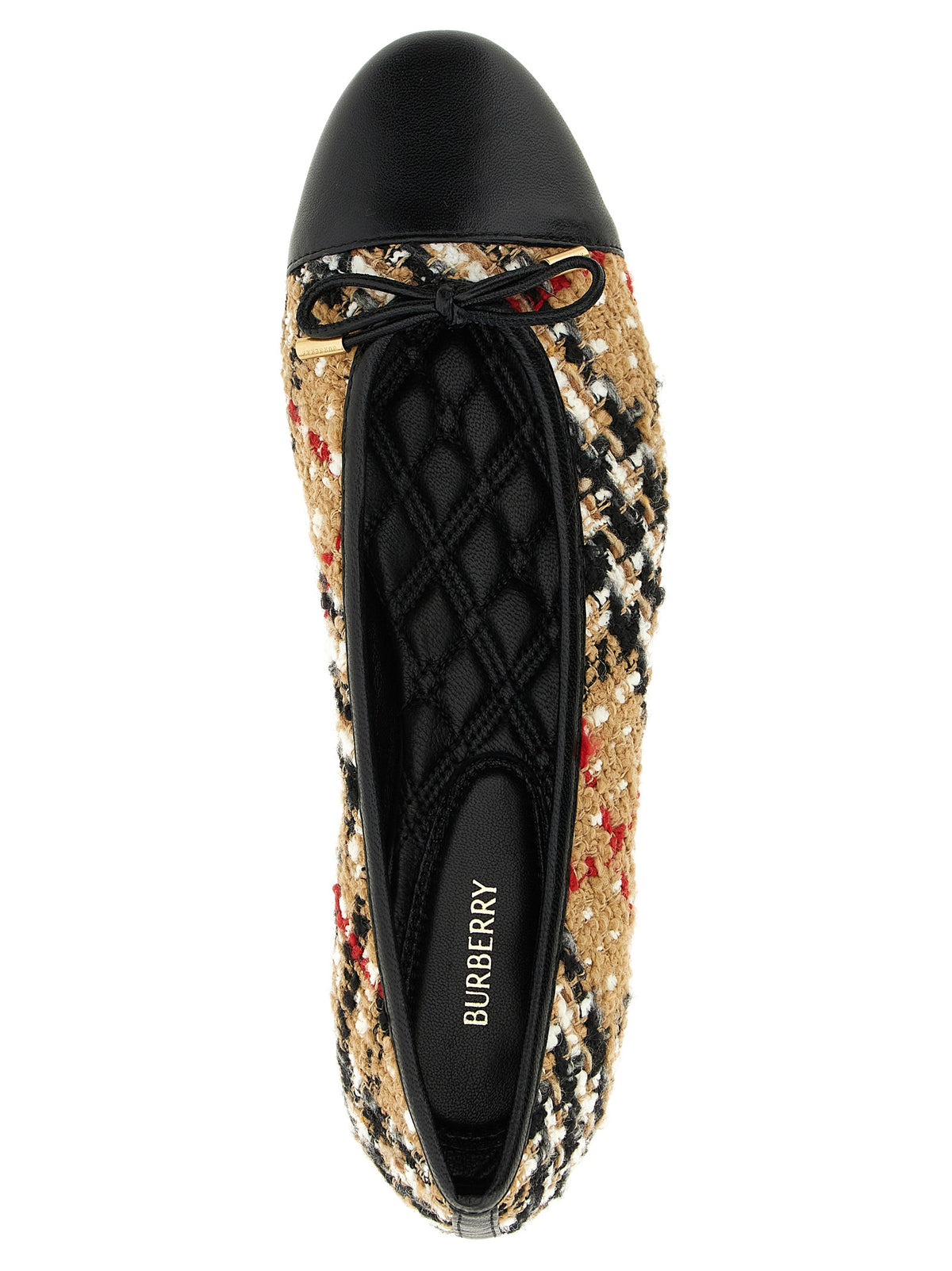 Multicolor Polyester Ballet Flats