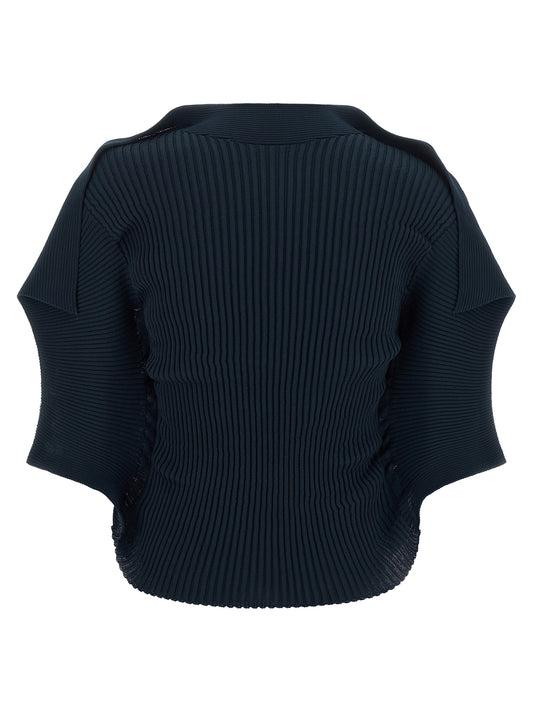 Blue Polyester Pattern Shirt