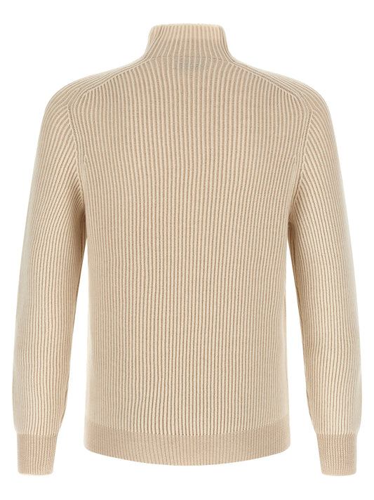 Beige Cashmere Cardigan