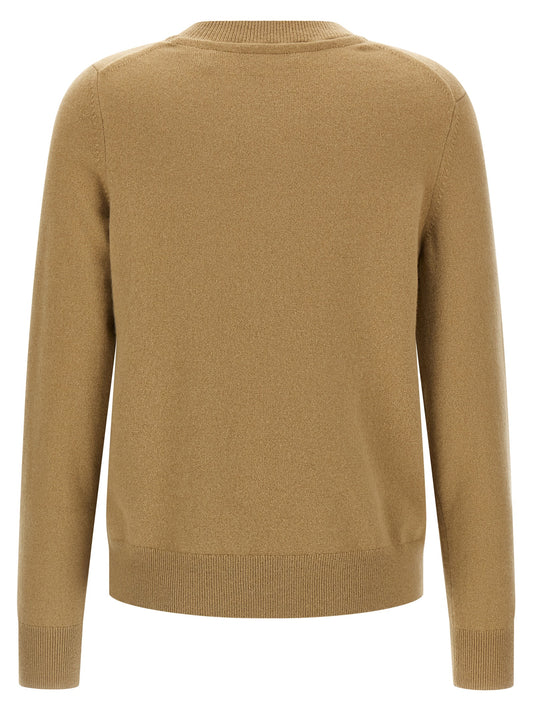 Beige Cashmere Cardigan
