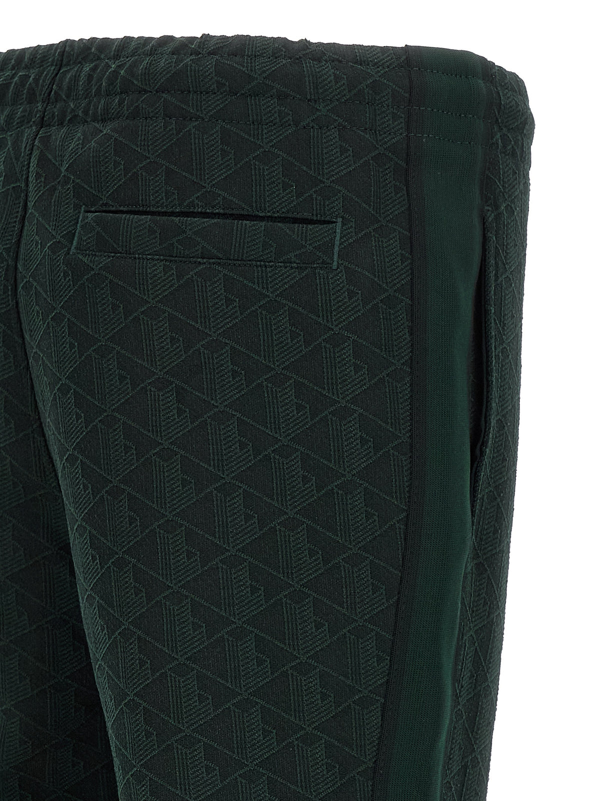 Bicolor Polyester Casual Pants