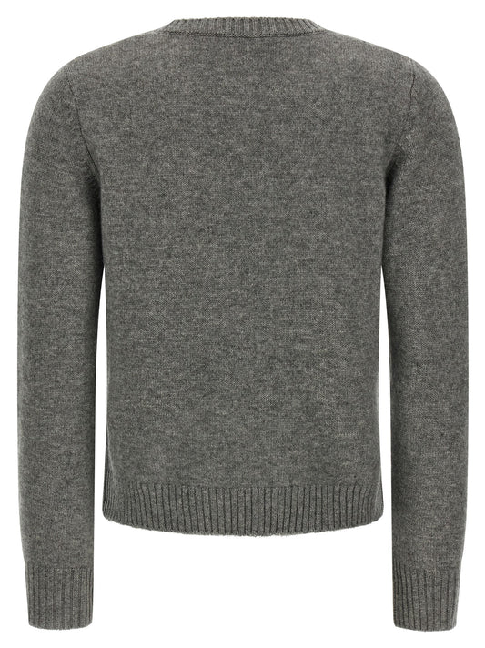 Gray Wool Cardigan