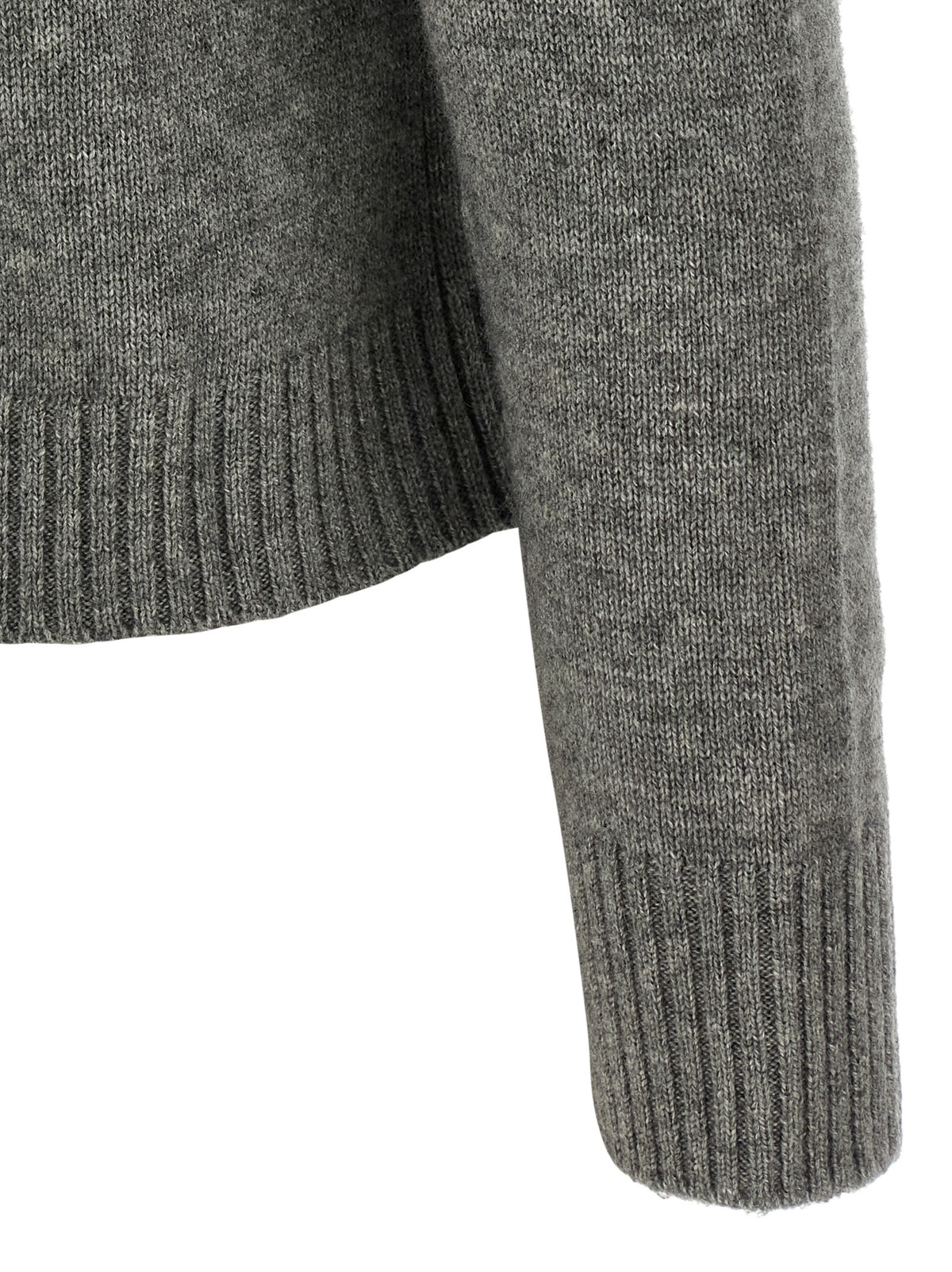 Gray Wool Cardigan