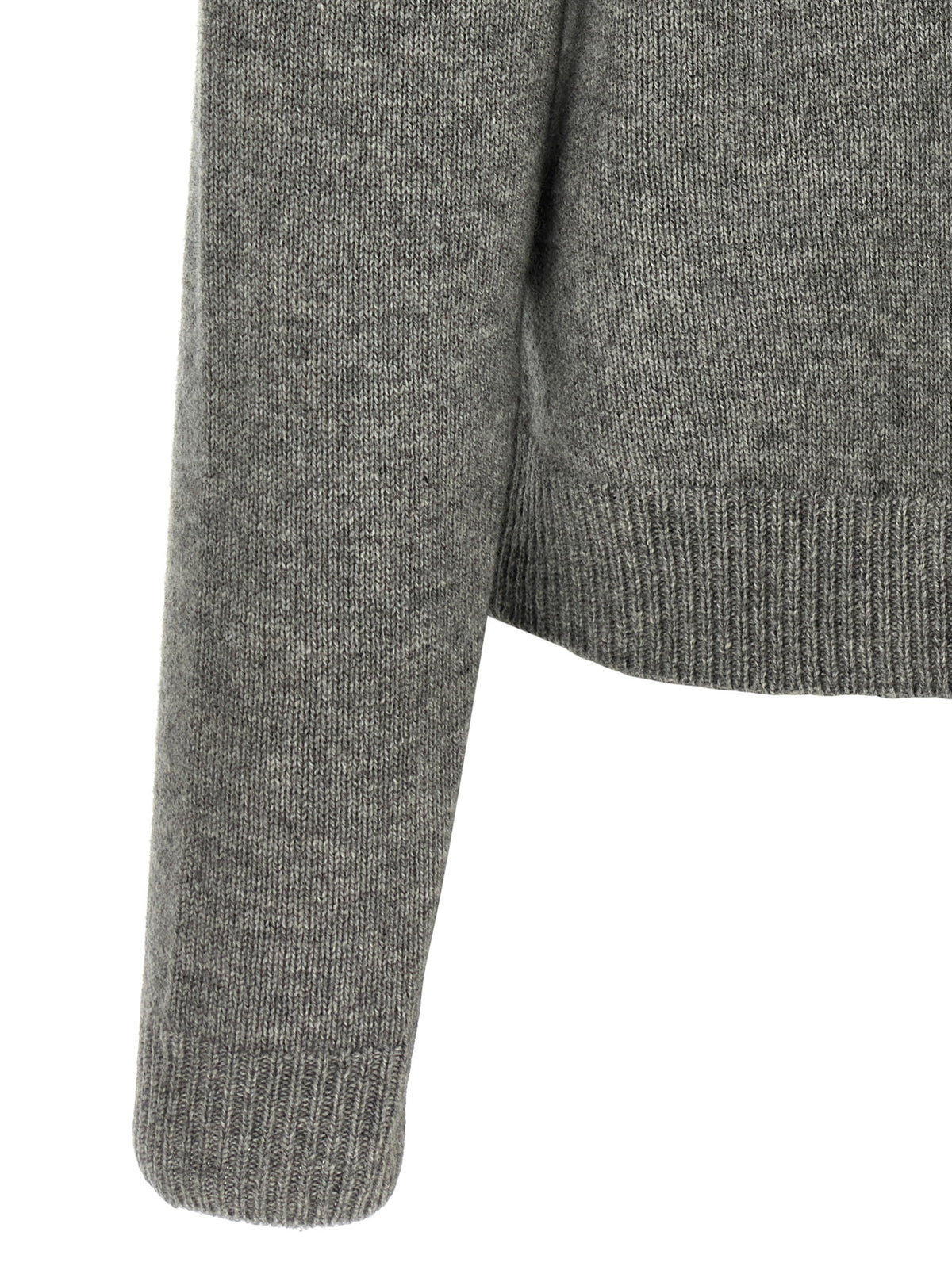 Gray Wool Cardigan