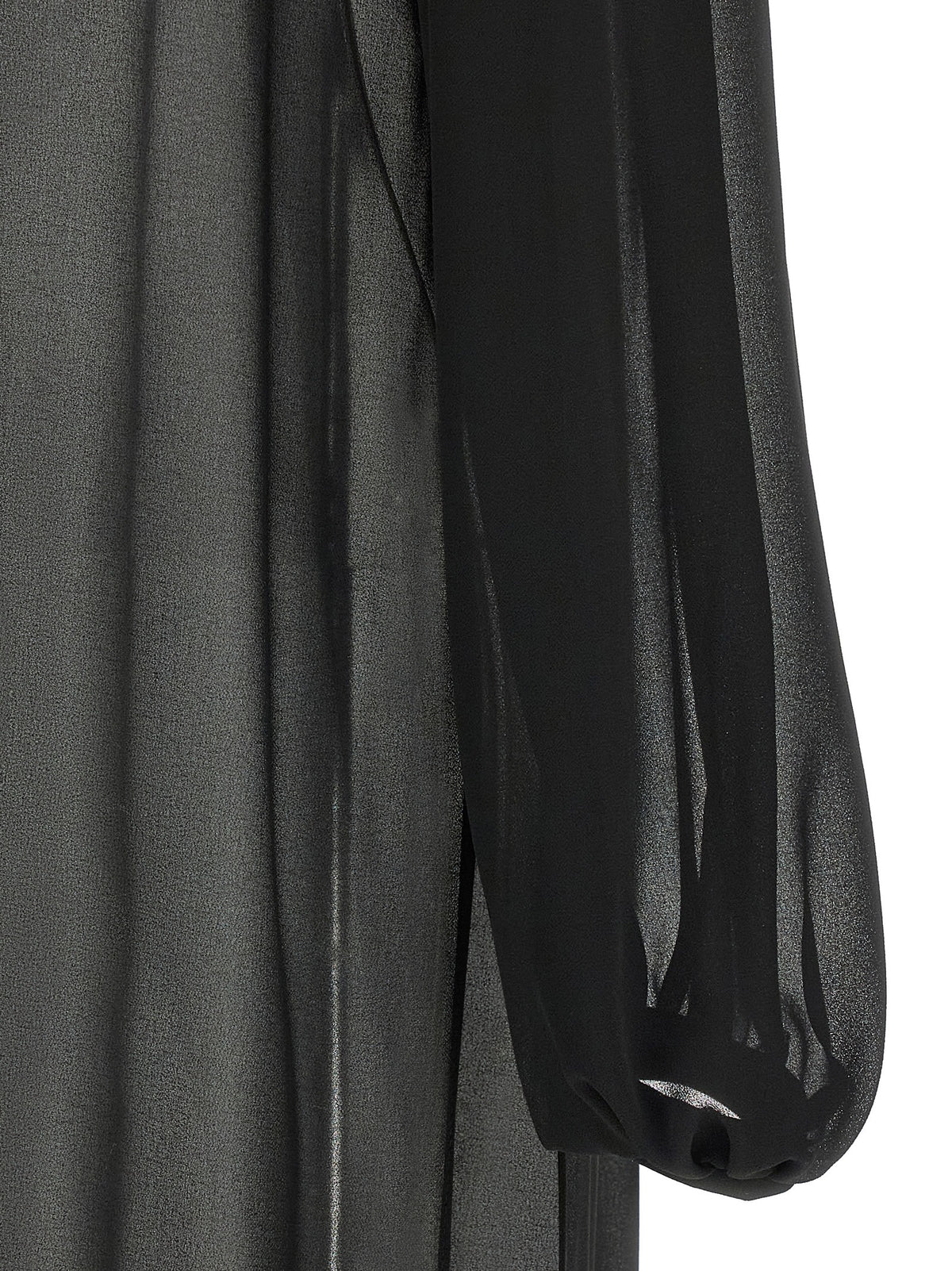 Black Polyester Blouse