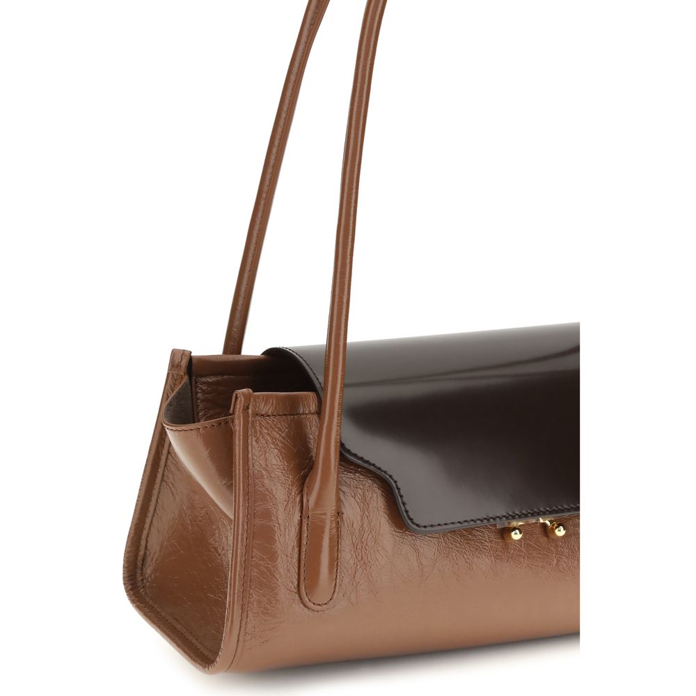 Brown Calf Leather Bos Taurus Shoulder Bag