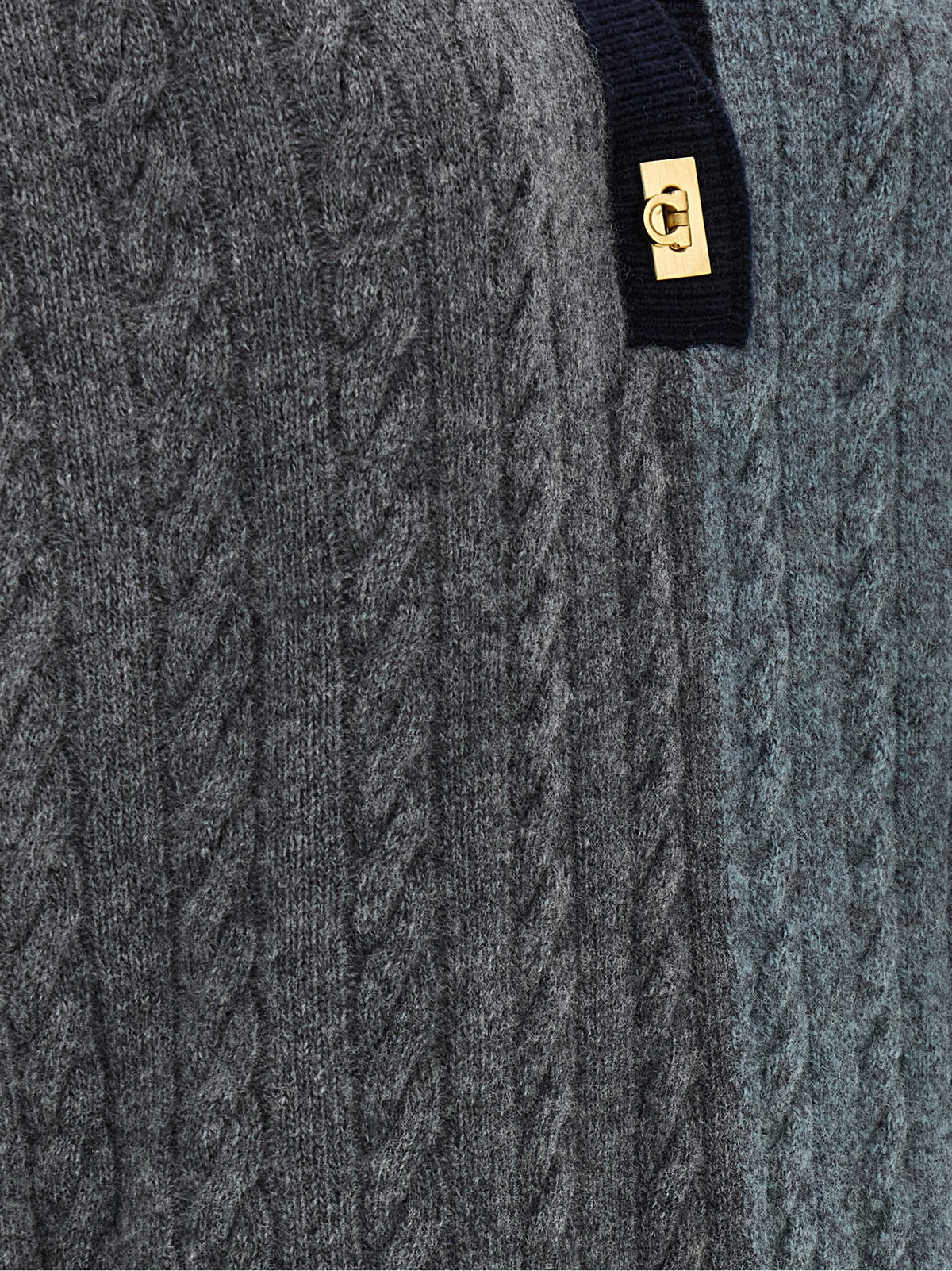 Multicolor Virgin Wool Cardigan