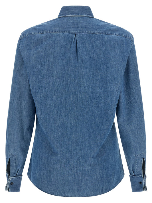 Blue Cotton Blouse