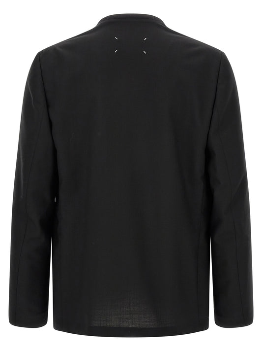 Black Virgin Wool Blazer