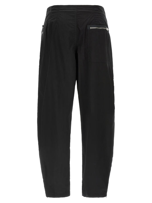 Black Cotton Cargo Pants