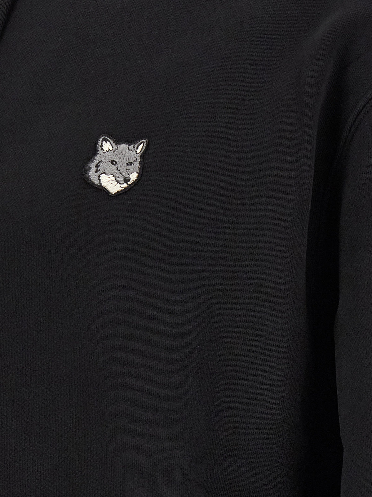 Black Cotton Sweatshirt