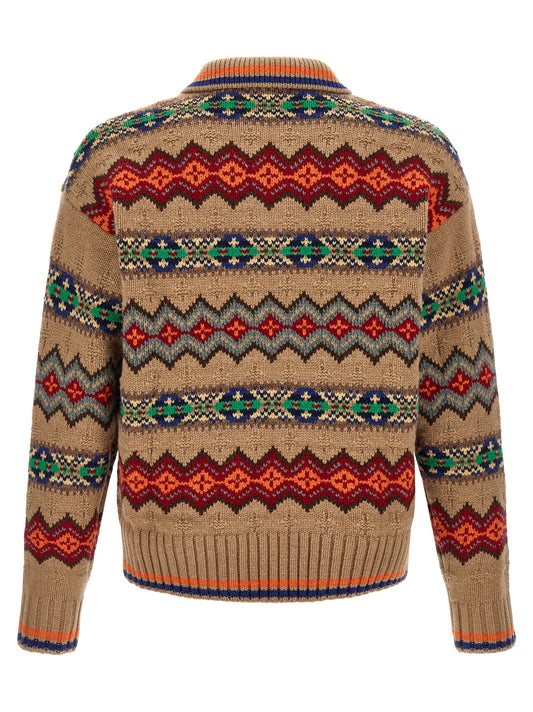 Multicolor Wool Cardigan