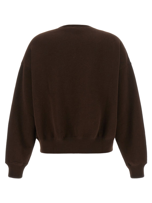 Brown Cotton Sweatshirt