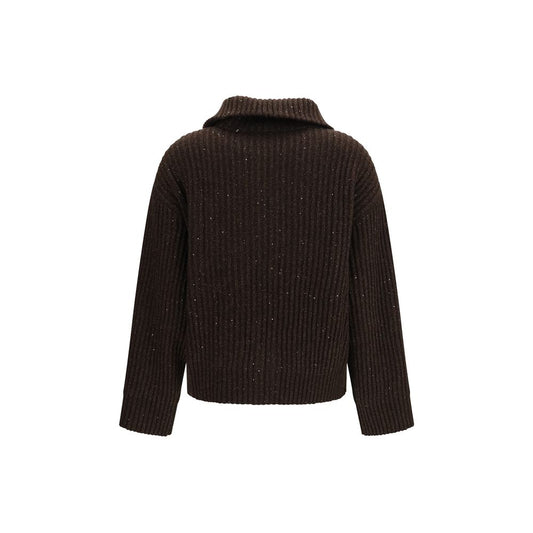 Brown Cashmere Sweatshirt